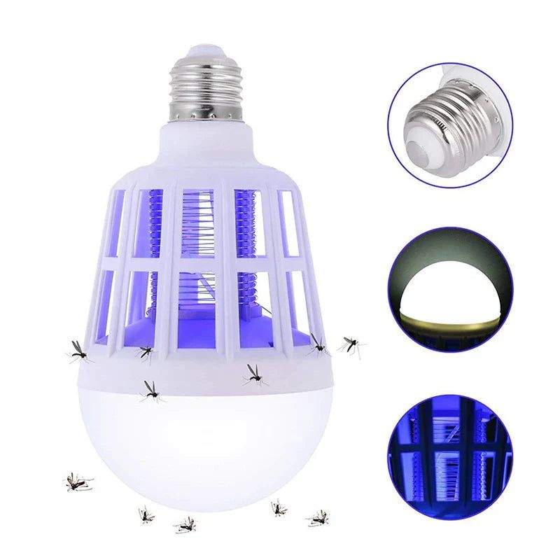 Lâmpada Led Anti Mosquito Ultravioleta 2 em 1