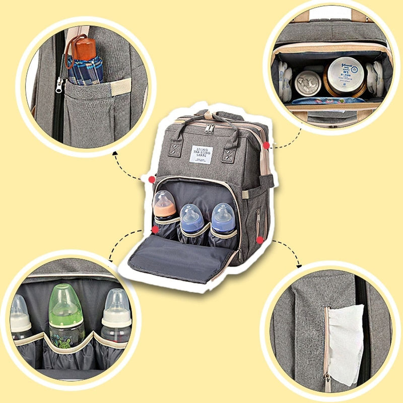 Bolsa Maternidade - Mummy BagCrizz - 6 em 1 - Decristian