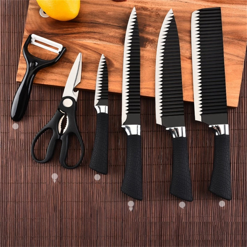 Kit MasterChef - 6 Facas + Tábua Antiaderente