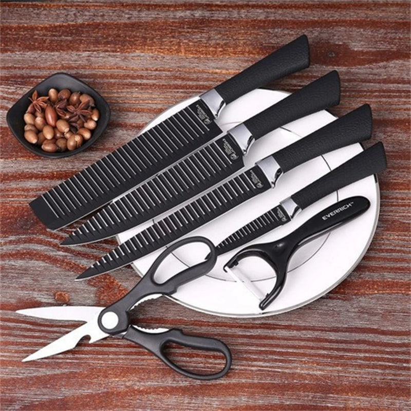 Kit MasterChef - 6 Facas + Tábua Antiaderente