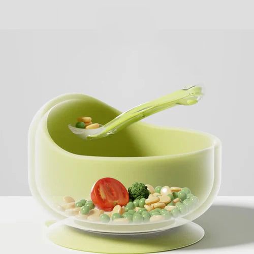 Prato com Ventosa - Bowl de Silicone Crizz